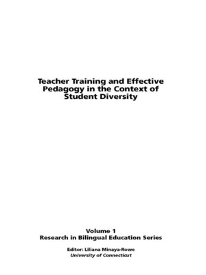 cover image of Teacher Training and Effective Pedagogy in the Context of Student Diversity